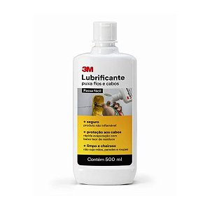 Lubrificante para Puxamento de Fios e Cabos 500ml 3M