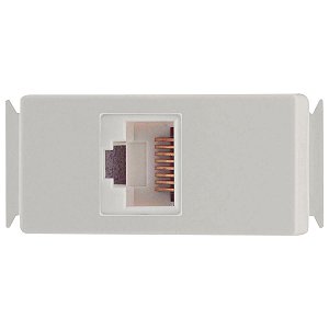 Módulo Tomada para Transmissão de Dados RJ45 CAT 6 Branco Aria 57217056 Tramontina