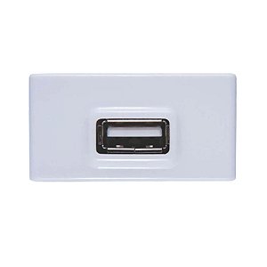 Módulo para Tomada USB Branco Brilho - Tramontina