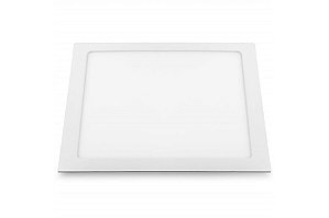 Painel Led de Embutir Slim 12W Quadrado 6500K Bivolt Branco Bronzearte