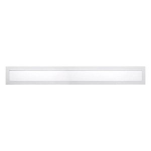 Painel de LED de Embutir Retangular Slimtech 45W 3000K Branco Bivolt - Bronzearte