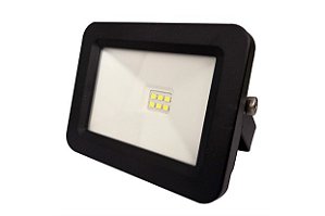 Refletor de LED Deep Fit 10W 6500K Preto Bivolt - Bronzearte