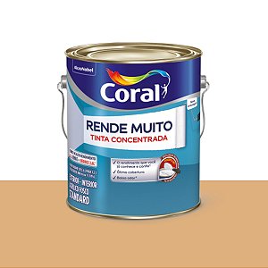 Tinta Standard Acrílica Fosco Rende Muito Cromo Suave 3,2L -  Coral