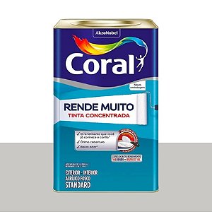 Tinta Standard Acrílica Fosco Rende Muito Cromio 16L -  Coral