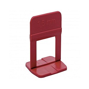 Espaçador Nivelador Slim 1,50mm Vermelho com 100 unid Cortag