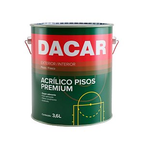 Tinta Acrílico Pisos Premium 550-100 Branco 3,6L Dacar