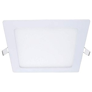 Painel LED 18W 3000K de Embutir Quadrado Bivolt Foxlux