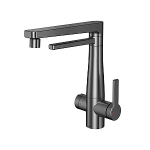 Misturador Monocomando para Cozinha Vitalis Grafite Escovado 1579670 Docol