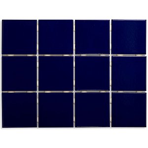 Revestimento Azul Cobalto 10x10 1050 Cx. 1,95m² Strufaldi