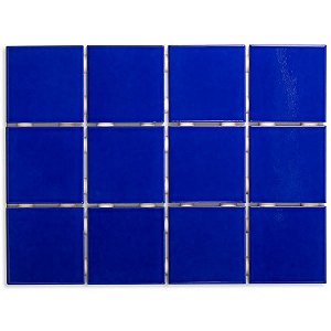 Revestimento Azul Royal 10x10 1150 Cx. 1,95m² Strufaldi