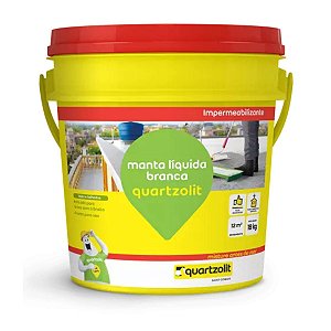 Impermeabilizante Manta Líquida Branca 18KG Quartzolit