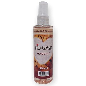 Aromatizador Spray 150ml Madeira Vidaromas