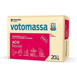 Argamassa Votomassa AC3 Branca 20KG Votoran