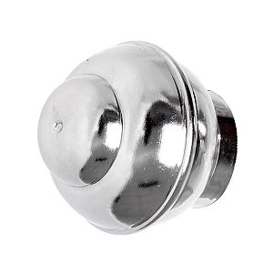 Ponteira Eco Metal Cromada Bola 19mm Belchior