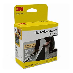 Fita Antiderrapante Safety Walk 50mm x 20m Preto 3M