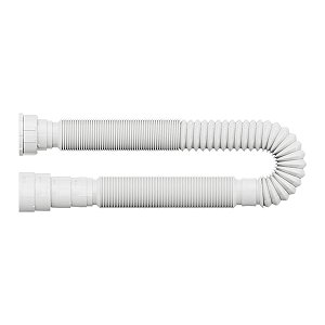 Sifão Tubo Extensivo Longo Universal 1,5M Branco 030129 Blukit