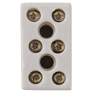 Conector Múltiplo 3 Bornes 6MM² 600V 25A Porcelana 57550201 Tramontina