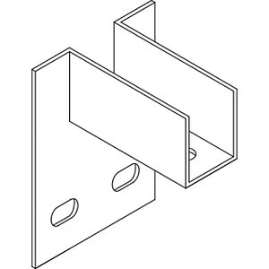 Saída BE-048A Horizontal para Perfilado 38mm x 38mm Bandeirantes