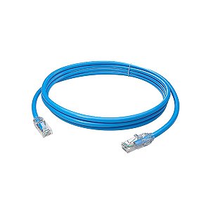 Patch Cord Sohoplus U/UTP CAT5E CMX T568A/B 2,5 Metros Azul Claro Furukawa