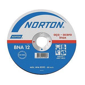 Disco de Corte 4.1/2X3/64X7/8 BNA12 Norton