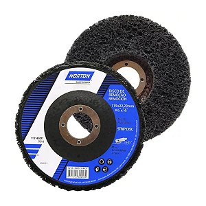 Disco Limpeza Strip Disc 115X22MM Preto Norton