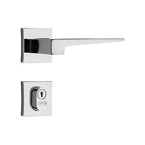 Fechadura Classic Quadrada 3200 Externa Cromada Stam