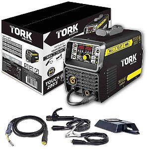 Inversor De Solda Touch 200S TIG Lift/MIG/MMA Eletrodo IMETS-11200 200A Super Tork 220V