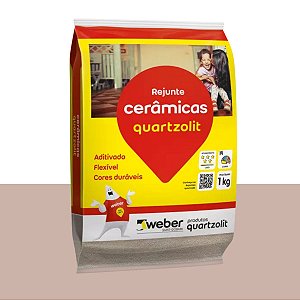 Rejunte Flexível  Marrom Tabaco 1kg Quartzolit