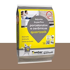 Rejunte Porcelanatos e Cerâmicas 1KG Argila Quartzolit