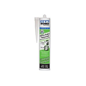 Silicone Acético Transparente 270ml 256g Tekbond