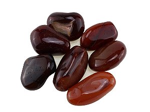 Ágata Vermelha Rolada 5kg - de 0,5 a 2 centímetros