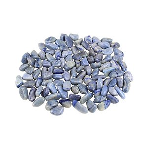 Quartzo Azul Rolada 5kg - de 0,5 a 2 centímetros