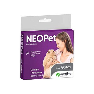 Anti Pulgas OuroFino Neopet 0,32mL para Gatos Até 8 Kg