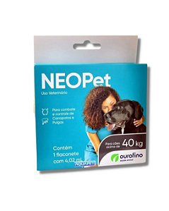 Antipulgas e Carrapatos Neopet 4,02mL Ourofino para Cães acima de 40Kg