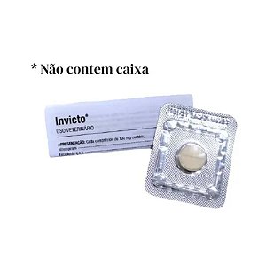 1 Comprimido Invicto Antipulgas 11,4mg Gato e Cachorro de até 11,4 kg