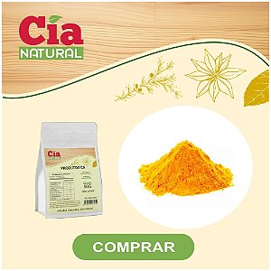 AÇAFRÃO EM PÓ PURO CIA NATURAL 70G