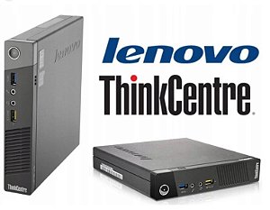 Mini PC Lenovo Tiny M93 , Intel Core i3 - 4°Geração , Memoria 4GB DDR3, HDD 320GB , 5Usb , Corporativo Displayport Semi Novo