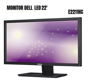 Monitor Dell E2211HC -  22 Polegadas LED , Conexões VGA  e DVI - Semi Novo