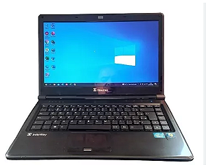Notebook Itautec W7540 - Intel i5 - 2º Geração - Memória 04 GB - HDD 320 GB - Tela 14' - Bateria com Autonomia