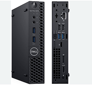 Mini PC DELL 3060 Intel Core I3 - 9° Geração - 08GB DDR4 - HDD 500GB  - Windows 10 - C/Fonte Semi Nova