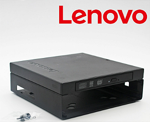 Case Lenovo DVDRW com Suporte de Fixação Compativél Mini Tiny M93 - Entre outras