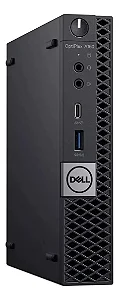 Desktop Micro Dell Optiplex 3070 - Processador i5 - 8º Geração - Memoria 1X pente de 08 GB - 2X Bancos de Memória - NVME 256 GB - FRONTAL: 1X USB 3.0 - 1X USB-C - TRASEIRA: 2X USB 3.0 - 2X USB 2.0 - 1X Display Port - 1X HDMI - 1X RJ 45 - Possui placa Wi-F