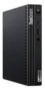 Desktop Micro Lenovo ThinkCentre M80Q - Processador i5 - 10° Geração - Memoria 1X pente de 08 GB - 2X Bancos de Memória - SSD 256 GB - FRONTAL: 1X USB - 1X USB-C - TRASEIRA: 4X USB - 1X Display Port - 1X HDMI - 1X RJ 45 - Não possui placa Wi-Fi