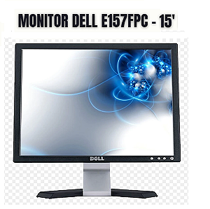 Monitor Dell E157FPC - 15' Polegadas - LCD - Quadrado - VGA