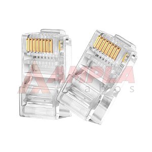 CONECTOR RJ45 8X8 CAT5e Fast Ethernet - 5+
