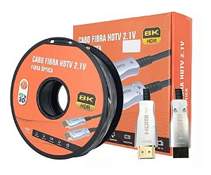 CABO HDMI FIBRA OPTICA 2.1 8K 20M