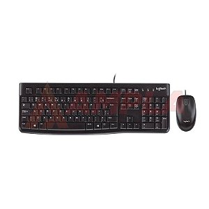 TECLADO E MOUSE USB MK120 LOGITEC