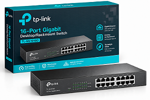 Switch Gigabit TP-Link TL-SG1016D - 16 Portas