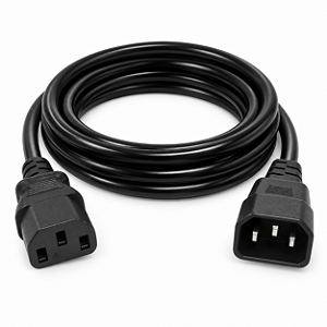 Cabo Extensor de Força IEC C13 para C14 10A 3 m