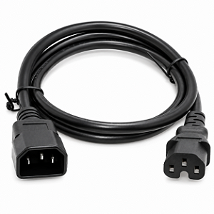 Cabo de Força IEC C13 para IEC C15 1,8 m